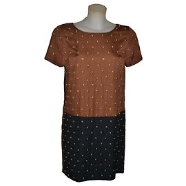 Michael Kors Bicolor Minikleid mit Nieten