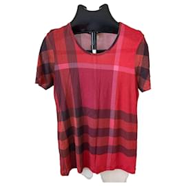 Burberry Brit Check Pattern T-Shirt