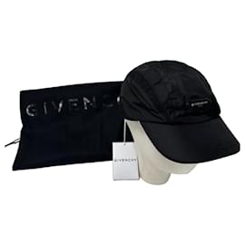 Givenchy Black Technical Cap with Logo – Size 58