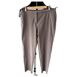 Pantalones de mezcla de algodón beige para mujer Prada Talla 46