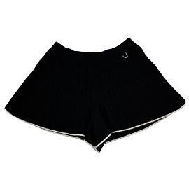 Jacquemus Shorts aus plissiertem Strick in Schwarz
