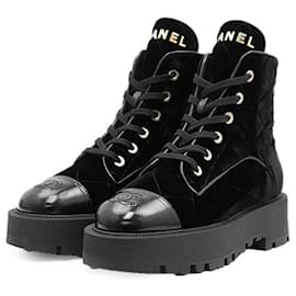 Stivali Chanel Matelasse Velluto
