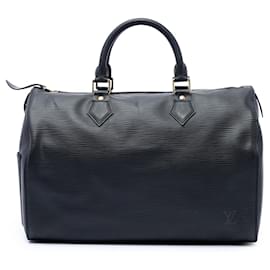 Louis Vuitton Black Epi Speedy 35