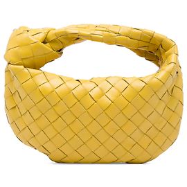 Bottega Veneta Mini Jodie in nappa giallo Intrecciato
