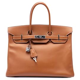 Hermès Marrone Epsom Birkin Retourne 35