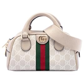 Borsa Gucci Beige Mini GG Supreme Web Ophidia