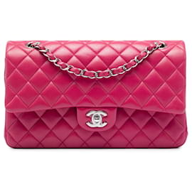 Chanel Rosa Medium Classic Lambskin Double Flap