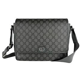 Borsa a tracolla Gucci Gray GG Supreme