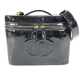Beauty case Chanel Vintage CC Coco Mark Logo