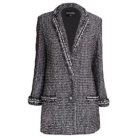 Chaqueta de Tweed Chanel Geometría Centelleante