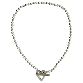 Gucci Collana Cuore Toggle in Argento Sterling