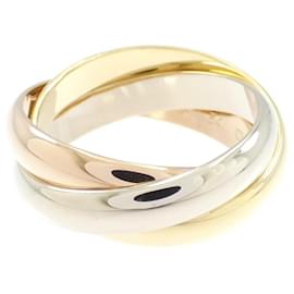 Anello Cartier Trinity in oro rosa bianco e giallo 18K