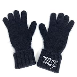 Louis Vuitton Warme Handschuhe für Damen Schwarz