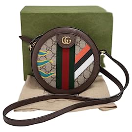Borsa a tracolla rotonda Ophidia Double Horse - Gucci