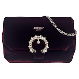 Jimmy Choo Mini borsa a tracolla in velluto Soft Madeleines