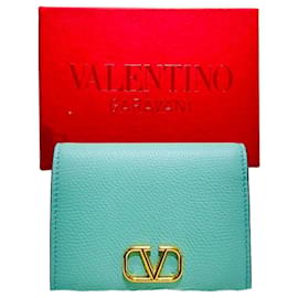 Portefeuille pliable avec logo métallique Valentino Garavani