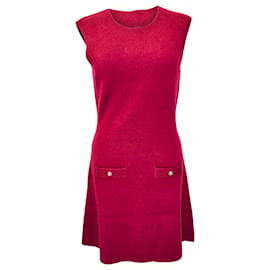 Vestido mini de punto Ritorsa de Maje en lana roja