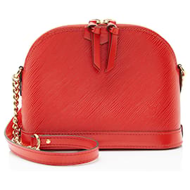 Mini borsa Alma in pelle Epi Louis Vuitton