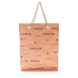 Tote Chanel Vintage Canvas Coco Logo