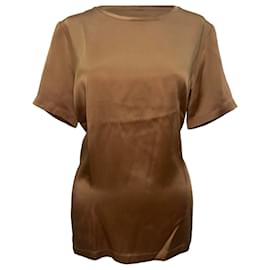 T-shirt in jersey Rebecca di Max Mara, marrone, viscosa