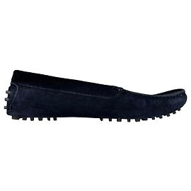 Mocassini Manolo Blahnik in scamosciato blu navy