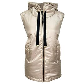 Max Mara Steppweste in Beige Polyester