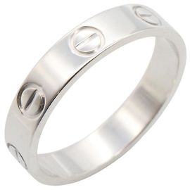 Cartier Mini Love Band Ring aus 18K Weißgold
