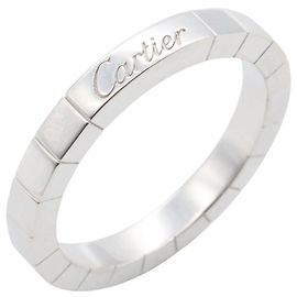 Anillo Lanières Cartier en oro blanco de 18K