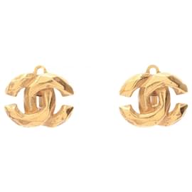 Orecchini a clip placcati in oro Chanel