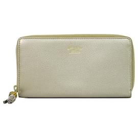 Gucci Bamboo Tassel Zip Leather