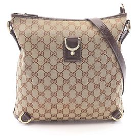Borsa a Spalla Gucci Abbey GG Canvas