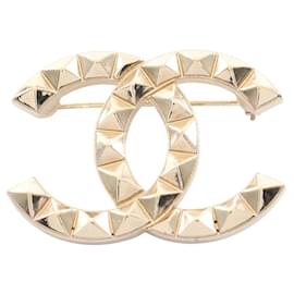 Spilla Chanel Coco Mark placcata oro