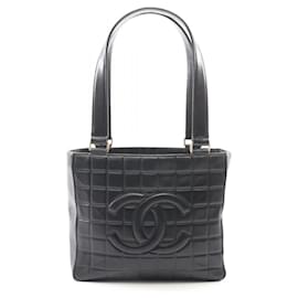 Borsa Tote Chanel Black Chocolate Bar