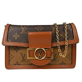 Louis Vuitton Dauphine Chain Reverse Monogram Canvas Small