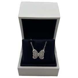 Collana De Beers Portraits of Nature Farfalla in Oro Bianco