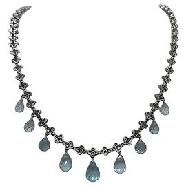 Tiffany & Co. Crochet Sunburst Lace Diamant-Halskette