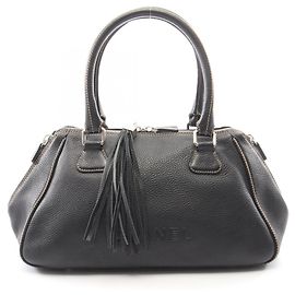 Chanel Tote Bag aus schwarzem Leder