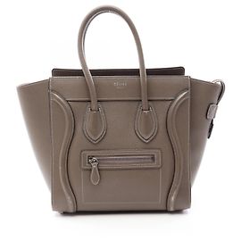 Céline Celine Luggage Micro Shopper Tote Bag