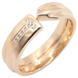 Anello Tiffany & Co. T Modern Key in oro rosa 18K con diamante