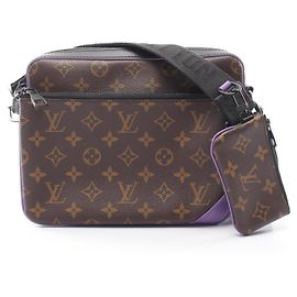 Borsa a tracolla Louis Vuitton Trio Messenger Monogram Macassar