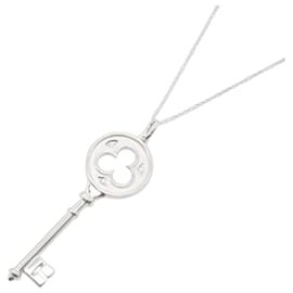 Tiffany & Co. Clover Key Anhänger Diamant Halskette