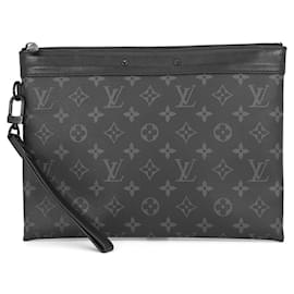 Pochette Louis Vuitton Monogram Eclipse Pochette To Go Clutch Bag