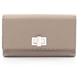 Fendi Peekaboo Selleria Bi-fold Long Wallet