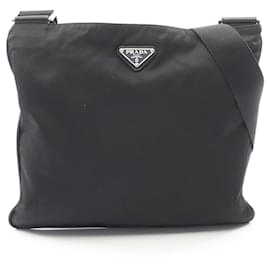 Borsa a tracolla con logo Triangle Prada
