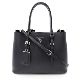 Bolso Tote 2-Way en cuero Saffiano Prada