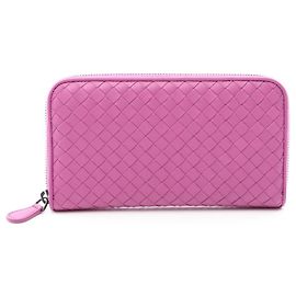 Cartera larga redonda Intrecciato Bottega Veneta