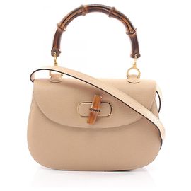 Borsa a 2 vie Gucci Old Bamboo