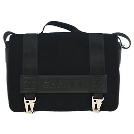 Chanel Sport Line Flap Messenger Lana e Nylon Small