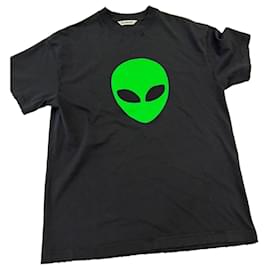T-shirt Balenciaga Alien Nero