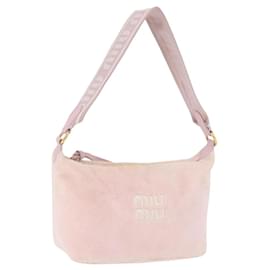 Pochette Miu Miu Pile Pink Gold Auth 188807A